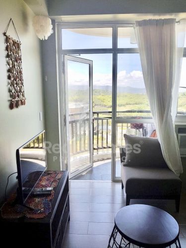 living room and balcony